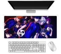 Zhongkaihua Blue Lock Mouse Pad Large 900 x 400MM Gaming Mouse Mat, Blue Lock Merch 3D Print Non-Slip Mousepad for Computer Laptop Home Office Desk