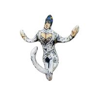Zhongkaihua Bruno Bucciarati Plush JJBA Figure 28cm Anime Soft Human-Shaped with Twistable Built-in Wire Funny Pillow Throw Decorations
