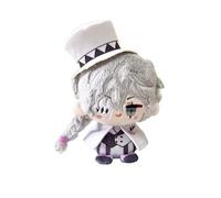 Zhongkaihua BSD Dazai Chuuya Plush Ranpo/Atsushi Nikolai/Sigma Anime Figures Sitting Soft Stuffed BSD Merch Pendant Bag Backpack Keychain Occasions Decorations 12CM