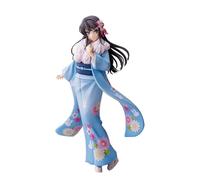 Zhongkaihua Bunny Girls Mai Figure Blue Kimono Ver. Anime Girl Figure Standing Position Statue Collectibles Model Desktop Ornaments, 23cm