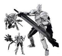 Zhongkaihua Cavalry Knight Figure 3D Printed Medieval Style Fully Articulated Model 14CM Action Figures Ornaments Collection Gifts Decorative
