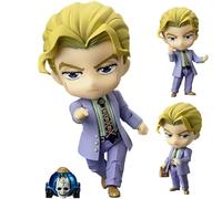 Zhongkaihua Cute Mini Anime Figure Kira Yoshikage Action Figure with Accessories Mini Statue PVC Model Desktop Collection Ornament