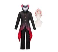 Zhongkaihua DAN DA DAN Okarun Cosplay Takakura Ken Costume Wig Black Cloak Mask Uniform Suit Unisex Adult Role Play Halloween Anime Party Full Set