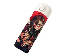 Zhongkaihua DAN DA DAN Takakura Ken Ayase Momo Okarun Drinking Cup, 14 OZ/420ml Leak-Proof Insulated Travel Mug, for Hot and Cold Drinks, for School, Office, Coffee Cup