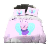 Zhongkaihua Dandy's World Bedding 3 Piece Set Double Single King Size, Dandy's World Merch Pillow Cover Duvet Cover Bed Set Home Bedroom Decorative Gifts