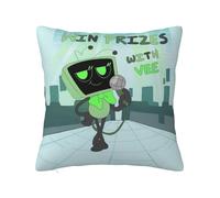 Zhongkaihua Dandy's World Pillowcase 45 * 45cm, Dandy's World Merch 3D Printed Pillow Case Square Pillow Cover Bedroom Sofa Office (No Pillow Included)