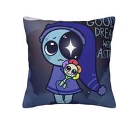 Zhongkaihua Dandy's World Pillowcase 45 * 45cm, Dandy's World Merch 3D Printed Pillow Case Square Pillow Cover Bedroom Sofa Office (No Pillow Included)