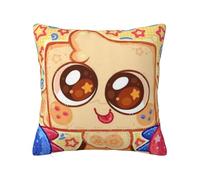 Zhongkaihua Dandy's World Pillowcase 45 * 45cm, Dandy's World Merch 3D Printed Pillow Case Square Pillow Cover Bedroom Sofa Office (No Pillow Included)