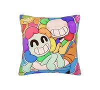 Zhongkaihua Dandy's World Pillowcase 45 * 45cm, Dandy's World Merch 3D Printed Pillow Case Square Pillow Cover Bedroom Sofa Office (No Pillow Included)