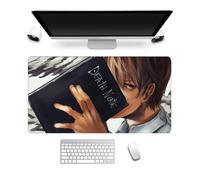 Zhongkaihua Death Note Anime Gaming Mouse Pad, Light Yagami L Lawliet 300 * 800mm Extended Large Non-Slip Rubber Mouse Mat, Desk Pad for Office Desk Office Home