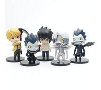 Zhongkaihua Death Note Figure - Light Yagami L Lawliet 5PC Figurine Anime Model Statue - Computer Desk Decoration Collection Gift for Fan
