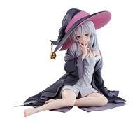 Zhongkaihua Elaina Figure Elaina Action Figure 11cm Sitting Witch Pose Anime Girl PVC Model Statue Merch Collectible Desk Decoration Ornament