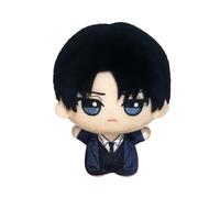 Zhongkaihua Eren Jaeger/Levi Anime Soft Figure Q Edition Cute Cartoon Starfish Body Stuffed Animal Pendant Bag Hanging Ornaments,10cm