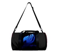 Zhongkaihua FAIRY TAIL Cylinder Crossbody Bag Large Capacity Multifunctional Sports Swimming Gym Duffle Bag,Anime Printed Pattern Casual Travel Portable Bag