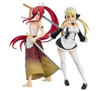 Zhongkaihua Fairy Tail Erza Scarlet & Lucy Heartfilia Virgo Action Figure Anime Periphery Pvc Statue Home Desk Ornament Decoration Gift for Fan