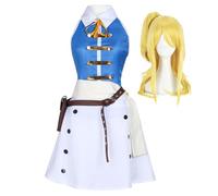 Zhongkaihua Fairy Tail Lucy Heartfilia & Erza Scarlet Cosplay Outfit Anime Costume, Adult Role Play Sailor Uniform Outfit Carnival Halloween Party Carnival Uniform, S-3XL