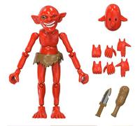 Zhongkaihua Goblin Figure 12cm Assembly Model Kit Goburin-san Action Figure with Interchangeable Accessories PVC Model Desktop Collectible Home Decoration