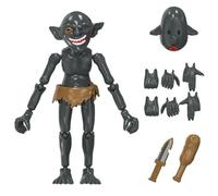 Zhongkaihua Goblin Figure 12cm Assembly Model Kit Goburin-san Action Figure with Interchangeable Accessories PVC Model Desktop Collectible Home Decoration