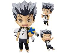 Zhongkaihua Haikyuu Anime Figures Kotaro Bokuto Action Figure with Accessories Changeable Faces and Hands Mini Statue Clay Model Desktop Ornaments