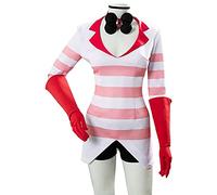 Zhongkaihua Hazbin Hotel Cosplay Costume Blitzo/Alastor/Angel Dust Cosplay Outfits Full Set Fancy Costume for Halloween Party