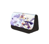 Zhongkaihua Hazbin Hotel Pencil Case Pen Bag Pouch, Alastor/Angel Dust Hazbin Hotel Merch Pencil Box Bag Student Supplies Back to School Stationery for Girls Boys Kids