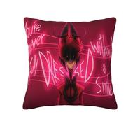 Zhongkaihua Hazbin Hotel Pillowcase Anime Hazbin Hotel Figure Print Pillowcase Hazbin Hotel Alastor/Angel Dust Pillow Cover 45 * 45cm (No Pillow Included)