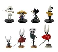 Zhongkaihua Hollow Silksong Figure Hornet-can Quirrel Lace Shakra Sherma Action Figure PVC Model 6Pcs 7~16CM Statue Collectible Home Ornament Decorations Gifts