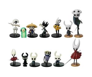 Zhongkaihua Hollow Silksong Figure Hornet-can Quirrel Lace Shakra Sherma Action Figure PVC Model 6Pcs 7~16CM Statue Collectible Home Ornament Decorations Gifts