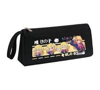 Zhongkaihua Hoshino Ai Hoshino Akuamarin Anime-Inspired Canvas Pencil Case, Spacious Stylish Stationery Organizer, Back to School Gift for Kids
