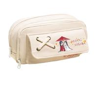 Zhongkaihua Hua Cheng/Xie Lian Pencil Bag Large Capacity Canvas Pencil Case Stylish Cute Anime Printed Pencil Pouch Student School Stationery and Gifts