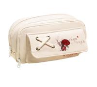 Zhongkaihua Hua Cheng/Xie Lian Pencil Bag Large Capacity Canvas Pencil Case Stylish Cute Anime Printed Pencil Pouch Student School Stationery and Gifts