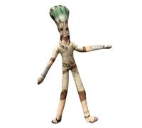Zhongkaihua Ishigami Senkuu Plush Anime Figure Soft Stuffed with Twistable Human-Shaped Pillow Throw Decorations Collectibles Funny Gifts 28CM