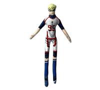 Zhongkaihua Jingo Raichi Plush Anime Human-Shaped Figure 28CM Twistable Built-in Wire Pillow Throw Decorations Funny Gifts Fans