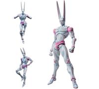 Zhongkaihua JJBA Dirty Deeds Done Dirt Cheap/D4C Figure Funny Valentine Statue Joints Movable Anime Action Figures Collection Gifts Interchangeable Accessories Figurine Model