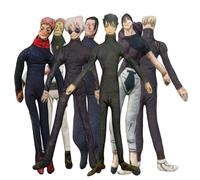 Zhongkaihua JJK Gojo Satoru Plush Action Figure Gojo Satoru Plush Pillow 38CM Classic Articulated Character Creative Collectible Gift Christmas Decoration for Home Party