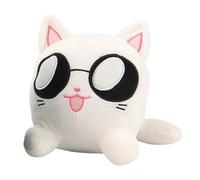 Zhongkaihua JJK Gojo Satoru Plush Pillow, White Cat Pillow Stuffed Cushion, Home, Sofa, Car Soft Christmas Birthday Decoration Gifts, 20CM