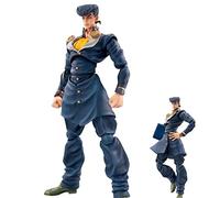 Zhongkaihua Jotaro Anime Figure Dio Brando Action Figures Higashikata Josuke Anime PVC Figurine Kira Yoshikage Super Action Statue Figure Kishibe Rohan Statue Model(Higashikata Josuke 15CM)