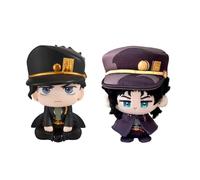 Zhongkaihua Jotaro/Dio Brando Figure Plush JJBA 10CM Sitting Action Figure JJBA Anime Character Cartoon Cute Figurine Collection Decorations Ornaments