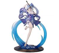 Zhongkaihua Kamisato Ayaka Figure - 25cm Bathrobe Draw Sword Style Action Figurine Anime Periphery Pvc Statue Home Desk Ornament Decoration Gift for Fan