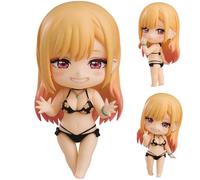 Zhongkaihua Kitagawa Marin Action Figure Joint Moveable can be Replacement Head and Accessories PVC Model Cute Anime Figurine Q Ver. 10cm