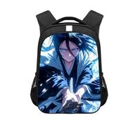 Zhongkaihua Kurosaki Ichigo Kuchiki Rukia Aizen Sosuke Boys Girls Anime Backpack Schoolbags, Large Capacity Canvas Unisex Casual Bag, Travel Student Daypack, Back to School