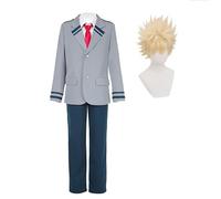 Zhongkaihua MHA Cosplay Uniform Todoroki Shouto/Bakugō Katsuki/Midoriya Izuku/Uraraka Ochaco Costume School Uniform Halloween Role Play Full Set