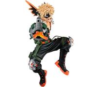Zhongkaihua MHA Katsuki Bakugou Figure Battle Damage Version MHA Action Figure Bakugo Statue PVC Model Collection Desktop Ornaments