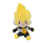 Zhongkaihua Miku Kagamine Rin Plush Kagamine Len 28CM Plush Pillow Anime PP Cotton Cushion Soft Stuffed Furry Car Home Christmas Decoration Birthday Gift