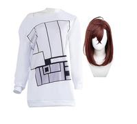 Zhongkaihua Momo Ayase Cosplay Costume White Long Sweatshirt Women Casual Daily Wear Halloween Comic-Con Carnival Anime Role Play Outfits
