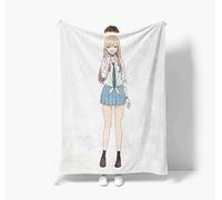Zhongkaihua My Dress-Up Darling Theme Blanket Kitagawa Marin Blanket Anime Print Soft Fluffy Flannel Blanket, Rest Bedding Blanket Christmas Warm Home Gift
