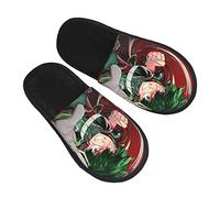 Zhongkaihua My Hero Academia Anime MHA Slippers - Winter Home Cotton Indoor Slippers for Women & Men