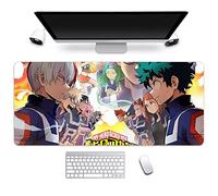 Zhongkaihua My Hero Academia Mouse Pad Anime MHA Character Print Gaming Mouse Mat Large Mouse Pads 300 * 800mm Mousepad Non Slip Rubber Base for PC Office Desk