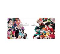 Zhongkaihua My Hero Academia Mouse Pad Anime MHA Character Print Gaming Mouse Mat Large Mouse Pads 300 * 800mm Mousepad Non Slip Rubber Base for PC Office Desk