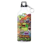 Zhongkaihua My Singing Monsters Water Bottle for School - Game Periphery Cartoon Sports Kettle, 600ML Metal Water Bottle Anime Outdoor Schooler Gifts Back to School